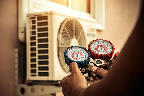 Professional Ductwork Repair technician working in Middle Granville, NY